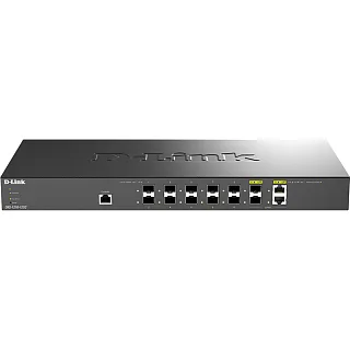 Коммутатор D-Link DXS-1210-12SC смарт L2+, 10 портов SFP+ 10 Гбит/с, 2 комбо 10GBase-T/SFP+