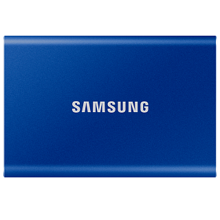Внешний накопитель Samsung T7, SSD 1 ТБ, USB 3.2 Gen 2 Type-C, чтение 1050 МБ/с, запись 1000 МБ/с
