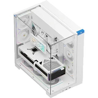 Корпус для ПК Thermalright A70, Midi Tower, белый, под ATX, mATX, mITX, материал закалённое стекло, сталь
