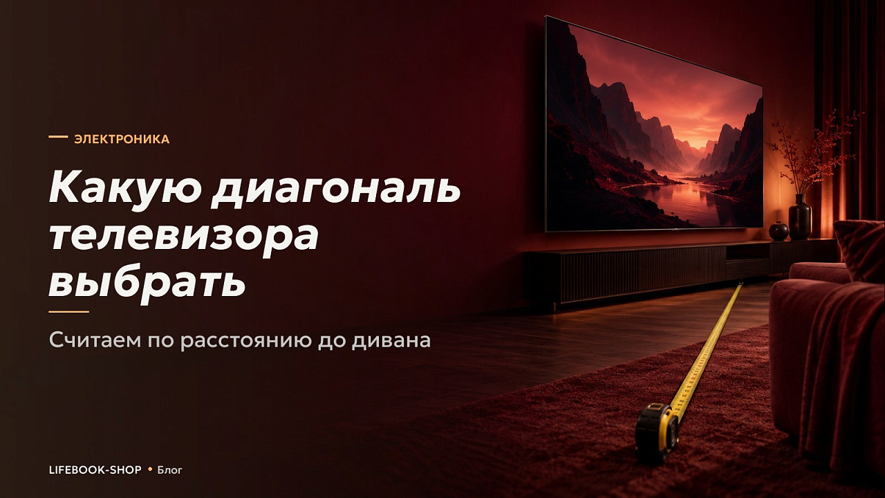 Какую диагональ телевизора выбрать: считаем по расстоянию до дивана