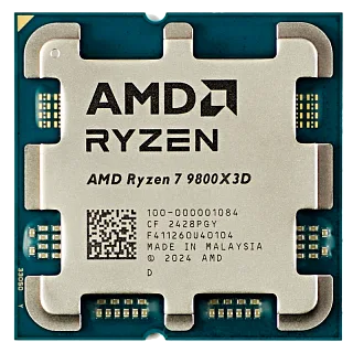 Процессор AMD Ryzen 7 9800X3D, AM5, OEM, 8 ядер, 16 потоков, до 5.2 ГГц, AMD Radeon Graphics