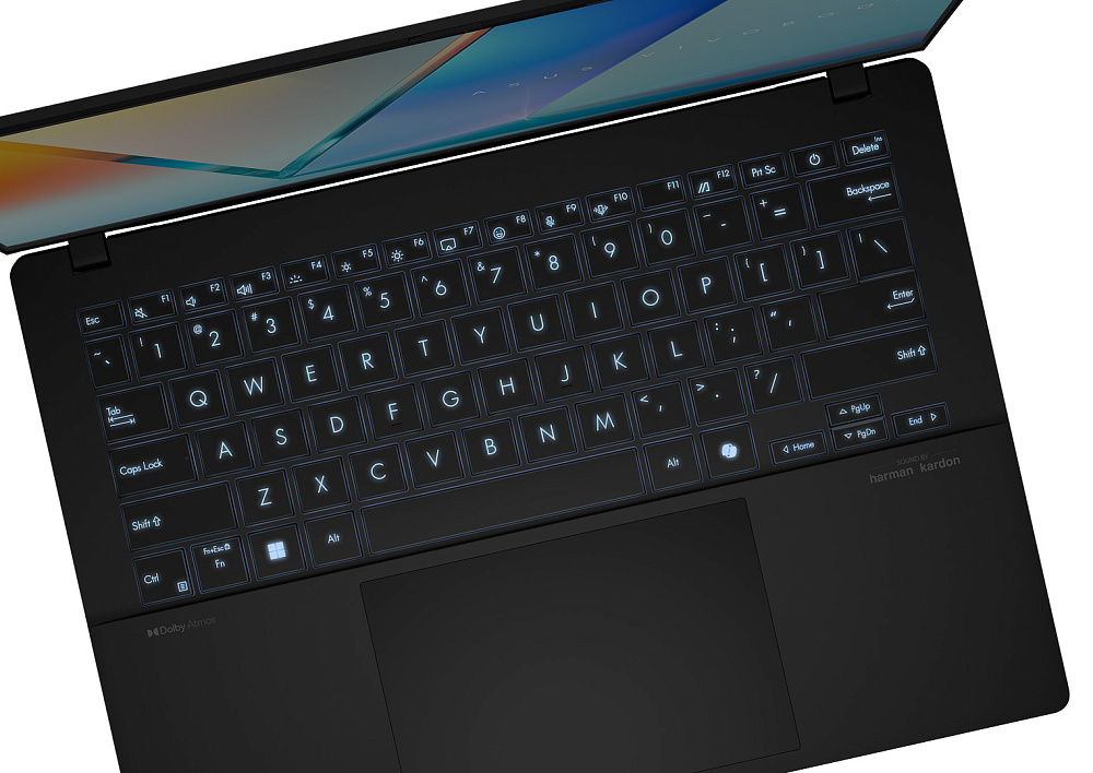 Ноутбук ASUS Vivobook S 14 OLED Neutral Black S5406SA-QD202 90NB15R3-M00CD0, Intel Core Ultra 5 226V, 16GB LPDDR5X, Intel Arc Graphics 130V, 14" WUXGA OLED 60Hz, 1TB SSD PCIe GEN4, WINDOWS 11 PRO, КЛАВИАТУРА RU/US, гарантия 1 год, фото 9