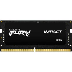 Оперативная память Kingston 16GB 6000MT/s DDR5 CL38 SODIMM FURY Impact XMP, KF560S38IB-16