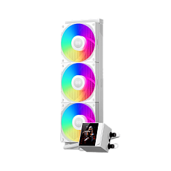 Система жидкостного охлаждения (СЖО) PCCooler DC360 Pro ARGB Display WH