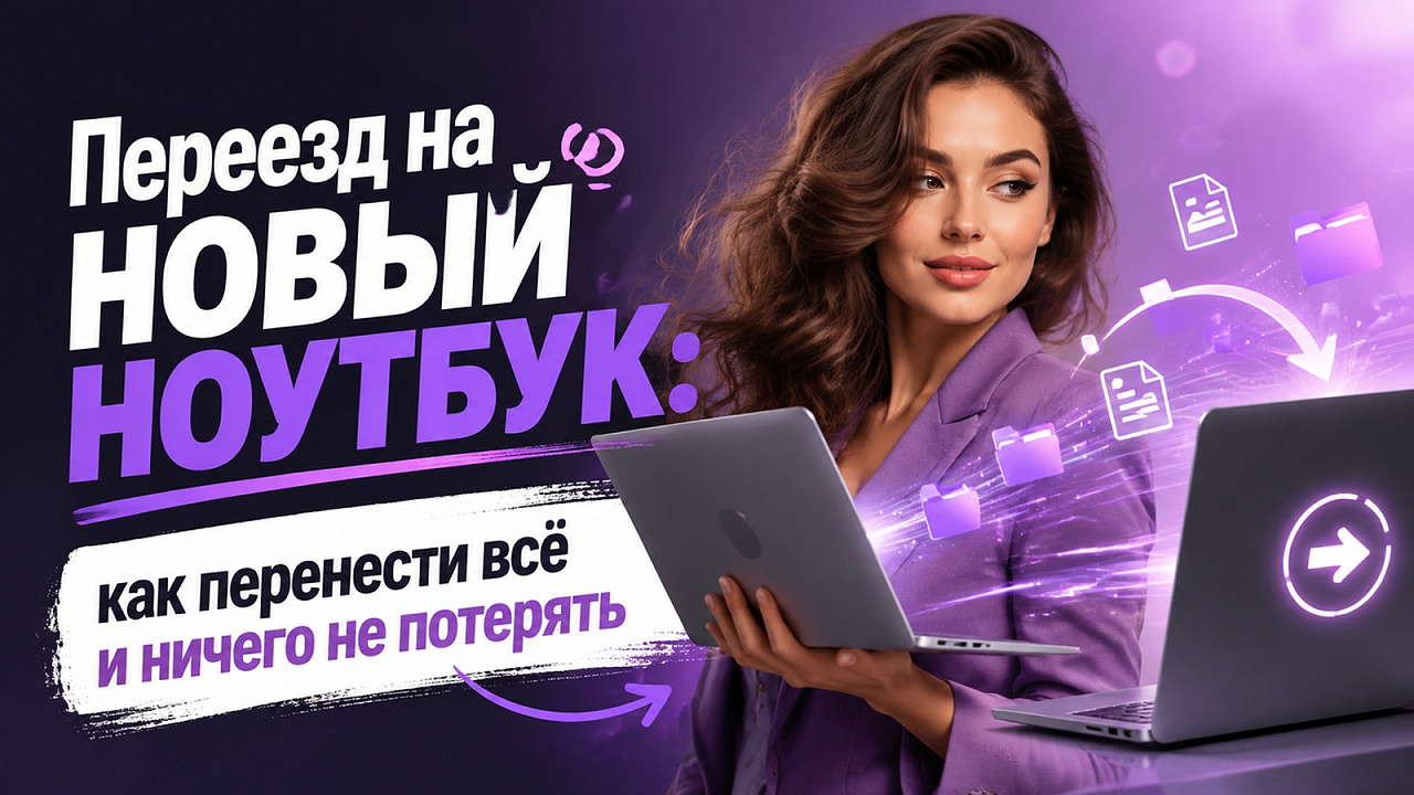 Переезд на новый ноутбук: как перенести всё и ничего не потерять