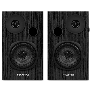Колонки Sven SPS-585, 20 Вт, проводное подключение, чёрный
