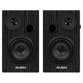 Колонки Sven SPS-585, 20 Вт, проводное подключение, чёрный