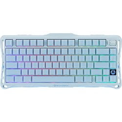 Клавиатура Gravastar Mercury K1 BLU, беспроводное подключение, белый