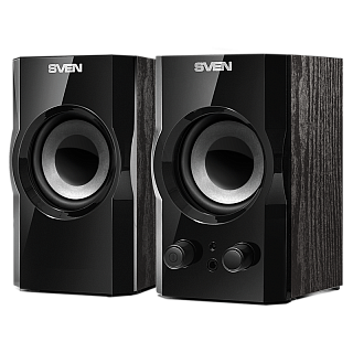 Колонки Sven SPS-606, 6 Вт, проводное подключение, чёрный