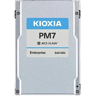 Серверный твердотельный накопитель KIOXIA SSD PM7-V, 3200GB, 2.5" 15mm, SAS 24G, TLC, R/W 4200/3650 MB/s, IOPs 720K/340K, TBW 17520, DWPD 3 (12 мес.) (KIOXIA Europe GmbH. KPM7XVUG3T20)