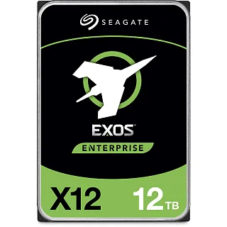 Жёсткий диск HDD Seagate SAS 12Tb Exos 12GB 7200 256MB (Seagate ST12000NM004J)