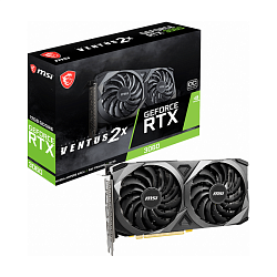 Видеокарта VGA MSI NVIDIA GeForce RTX 3060 VENTUS 2X 12G OC 12GB, GDDR6/192-bit, PCIe 4.0, 1xHDMI 2.1, 3xDP, 2.5-slot (MSI GeForceRTX3060VENTUS2X12GOC)