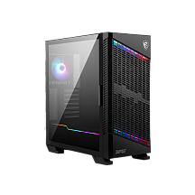 Корпус для ПК MSI MPG VELOX 100P AIRFLOW, Midi Tower, чёрный, под ATX, Micro-ATX, Mini-ITX