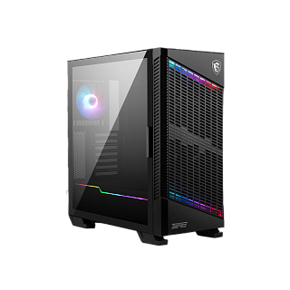 Корпус ПК без блока Case MSI MPG VELOX 100P AIRFLOW, Midi-Tower, TG, 1x120mm ARGB + 3x120mm, 2xUSB-A 3.0, 1xUSB 3.2 Type-C, ATX, mATX, mITX Black