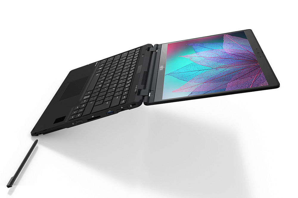 Ноутбук-трансформер Fujitsu LIFEBOOK U9312X 4G-LTE BLACK, Intel Core i7-1265U, 13.3" FullHD IPS, Touch & Wacom Active ES pen, 32GB LPDDR4X-4266, SSD512GB PCIe GEN4, Intel Iris Xe Graphics, WINDOWS 11 PRO, КЛАВИАТУРА RU/US,  гарантия 1 год, сделано в Япони, фото 15
