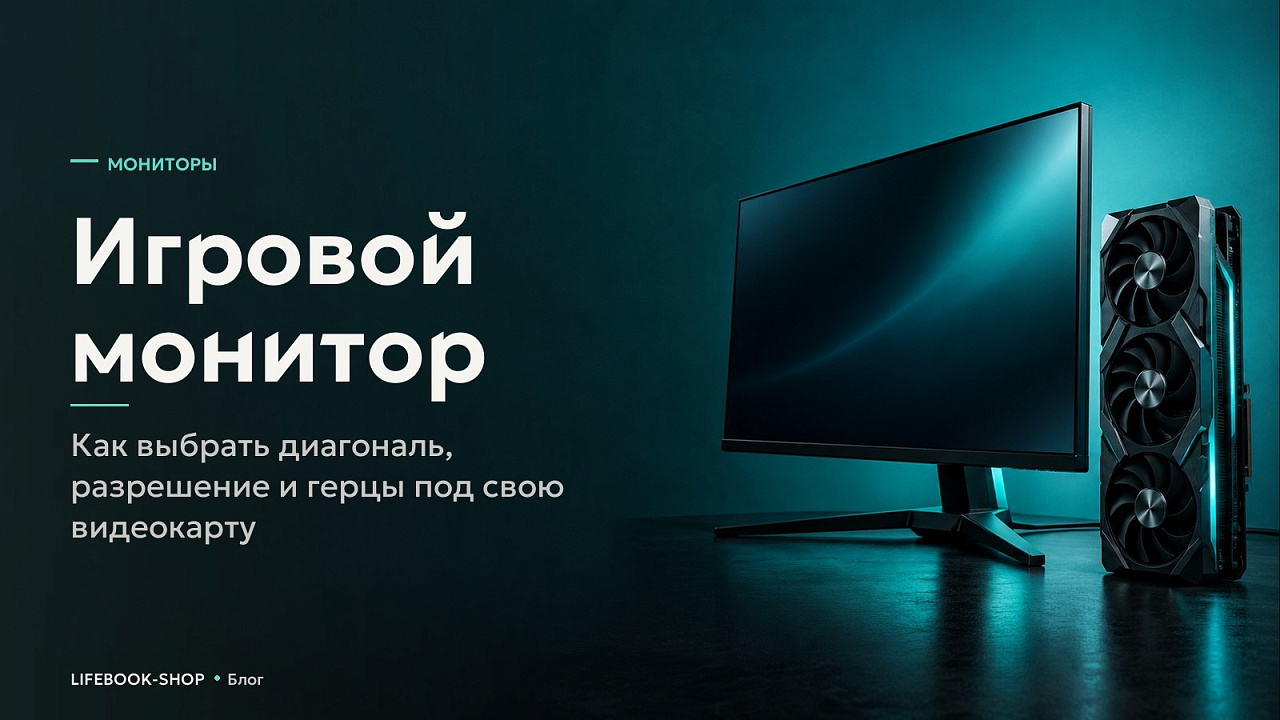 Игровой монитор: как выбрать диагональ, разрешение и герцы под свою видеокарту