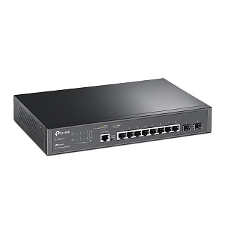 Коммутатор TP-Link JetStream SG3210 управляемый L2+, 8 портов 1 Гбит/с, 2 SFP