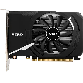 Видеокарта MSI NVIDIA GeForce GT 1030 AERO ITX 4GD4 OC, 4 ГБ видеопамяти, DDR4