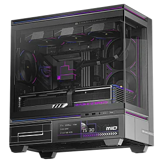 Корпус для ПК Thermalright M10 Vision FAN4-C, Mini Tower, чёрный, под mATX, mITX