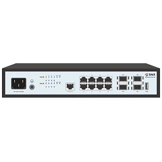 Коммутатор Управляемый PoE коммутатор уровня 2+ SNR-S5210G-8TX-POE (SNR SNR-S5210G-8TX-POE)