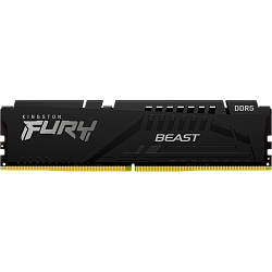 Оперативная память Kingston 16GB 5600MT/s DDR5 CL40 DIMM FURY Beast Black XMP (Kingston KF556C40BB-16)