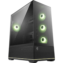 Корпус для ПК MSI MAG PANO 110R PZ, Midi Tower, чёрный, под ATX, mATX, Mini-ITX, подсветка ARGB