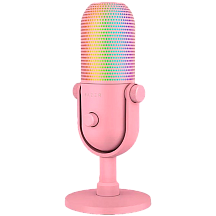 Микрофон Razer Seiren V3 Chroma - Quartz Microphone, проводное подключение, USB Type-A, настольный