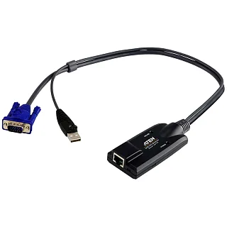 KVM-модуль ATEN KA7170 для подключения компьютера к переключателю, USB и VGA, RJ-45, до 50 м