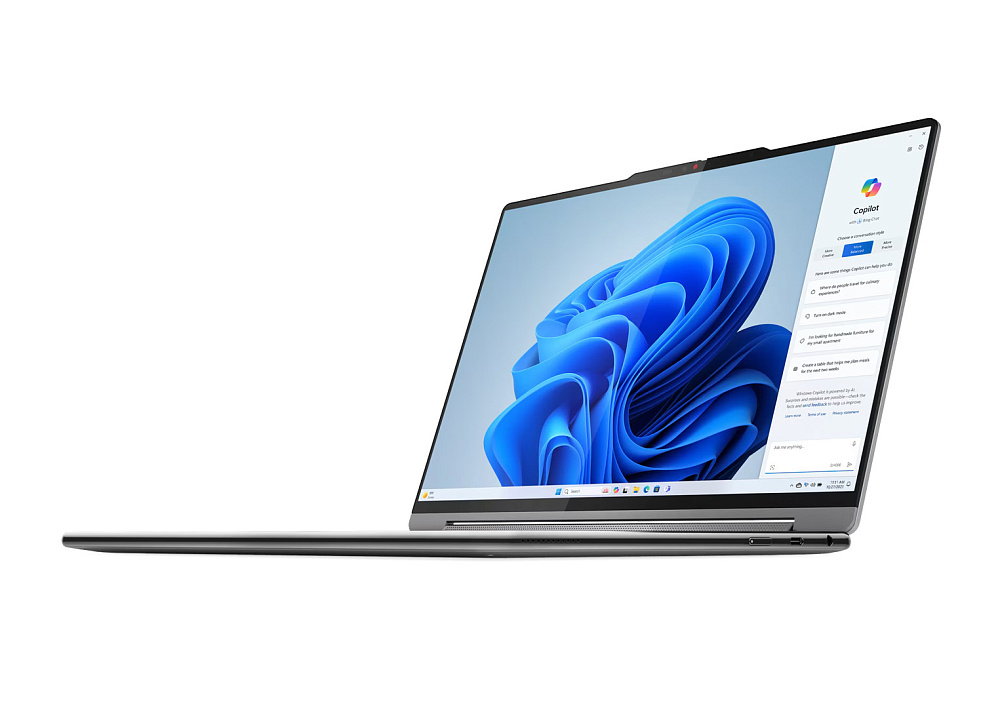Ноутбук-трансформер Lenovo Yoga 9 2-in-1 14IMH9 83AC005ERK, Luna Grey, 14" 4K OLED 60Hz Touch + Lenovo® Slim Pen, Intel® Core™ Ultra 7 155H, Intel® Arc™ Graphics, 32 GB LPDDR5x-7467, 1 TB SSD PCIe GEN4, WINDOWS 11 HOME, КЛАВИАТУРА RU/US, гарантия 1 год, фото 10