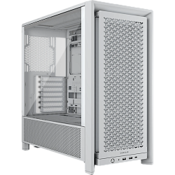 Корпус Corsair Frame 4000D RS, Midi‑Tower, белый, 3×120 мм, 2×USB‑A 3.2, 1×USB 3.2 Type‑C, поддержка E‑ATX/ATX/mATX/mITX