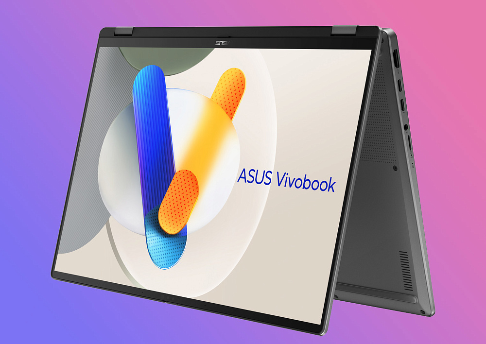 Ноутбук-трансформер ASUS Vivobook 16 Flip Matte Gray TP3607SA-RJ068W 90NB1511-M003V0, 16" 3K OLED 120Hz + стилус ASUS Pen, Intel Core Ultra 7 256V, Intel Arc 140V, 16GB LPDDR5X, SSD 4TB PCIe GEN4, WINDOWS 11 HOME, КЛАВИАТУРА RU/US, гарантия 1 год, фото 11
