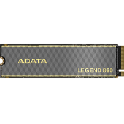 SSD ADATA LEGEND 860, 1 ТБ, M.2 (22×80 мм), NVMe 1.4, PCIe Gen 4x4, 3D NAND, чтение 6000 МБ/с, запись 4000 МБ/с, TBW 320 ТБ