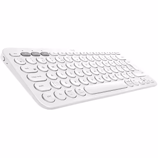 Клавиатура Logitech K380 OFF-WHITE RTL, Bluetooth, мембранные, белый