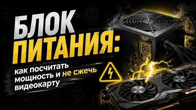 Блок питания: как посчитать мощность и не сжечь видеокарту