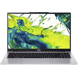 Ноутбук ACER Aspire Lite AL15-72P-595Y 15.6"(1920x1080 (матовый) IPS)/Intel Core i5 13420H(2.1Ghz)/16384Mb/512PCISSDGb/noDVD/Int:Intel HD/Cam/BT/WiFi/50WHr/war 1y/1.5kg/Silver/NoOS