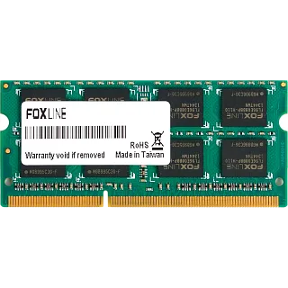 Память оперативная Foxline SODIMM 16GB 3200 DDR4 ECC CL22 (1Gb*8) (Foxline FL3200D4ES22-16G)