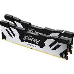 Оперативная память Kingston 32ГБ DDR5 6400MT/s CL32 DIMM, Kit of 2, FURY Renegade Silver XMP, KF564C32RSK2-32