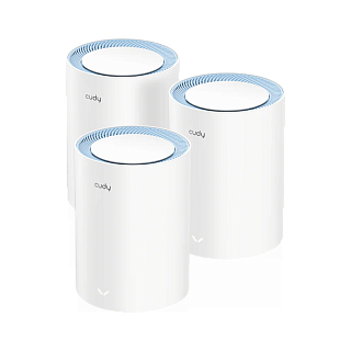Mesh-система Wi-Fi Cudy AC1200 Wi-Fi Mesh Solution 3-Pack, 3 модуля, 4 антенны