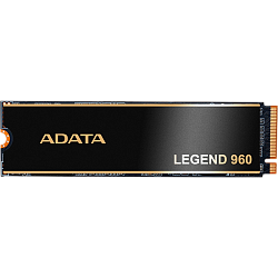 SSD ADATA LEGEND 960, 4 ТБ, M.2 (22×80 мм), NVMe 1.4, PCIe 4.0 x4, с радиатором (Heat Spreader), ALEG-960-4TCS