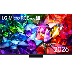 Телевизор LG 86'', Ultra HD, MicroRGB LED, Smart TV WebOS 26, Wi-Fi 6, 2026