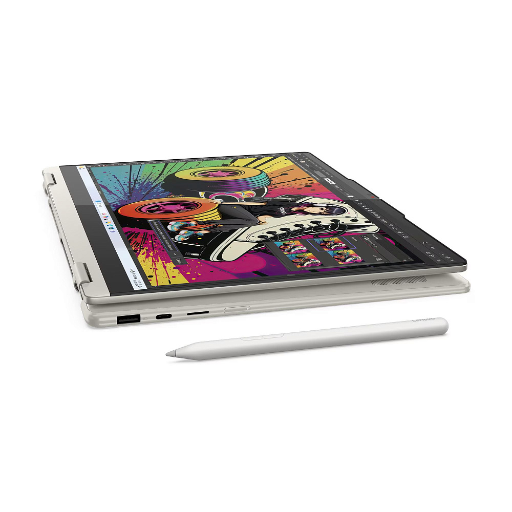 Ноутбук Lenovo Yoga 7 83JR0062RK, 14" Touch+Pen, AMD Ryzen AI 7 350, AMD Radeon 860M, 24GB LPDDR5x, SSD1TB, NO OS, RU/US, фото 13