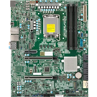 Системная плата MB Supermicro X14SAE ATX, W880, LGA1851 Intel Core Ultra 9/7/5 and Core Ultra 7/5 Plus Processors, 4xUDIMM DDR5 ECC (SuperMicro MBD-X14SAE-B_bundle1)