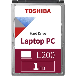 Жёсткий диск Toshiba L200 Slim 1 ТБ 2,5″, 5400 об/мин, кэш 128 МБ, для ПК и ноутбуков