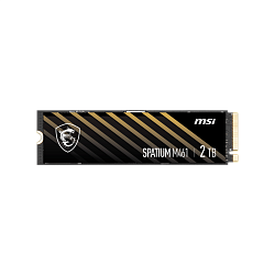 Твердотельный накопитель MSI SSD SPATIUM M461, 2000 ГБ, M.2 (22×80 мм), NVMe, PCIe 4.0 x4