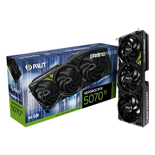 Видеокарта Palit RTX5070TI, NVIDIA GeForce RTX 5070 Ti, 16 ГБ видеопамяти, GDDR7, PCI Express 5.0