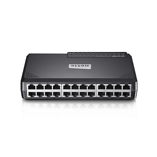 Коммутатор Netis ST3124P неуправляемый, 24 порта 100 Мбит/с