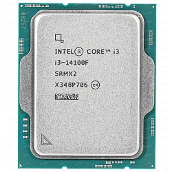 Процессор Intel Core i3-14100F, LGA1700, 4C/8T, 4.7 ГГц, OEM
