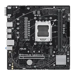 Материнская плата ASUS PRIME A620M-E-CSM, AM5, AMD A620, mATX, DDR5