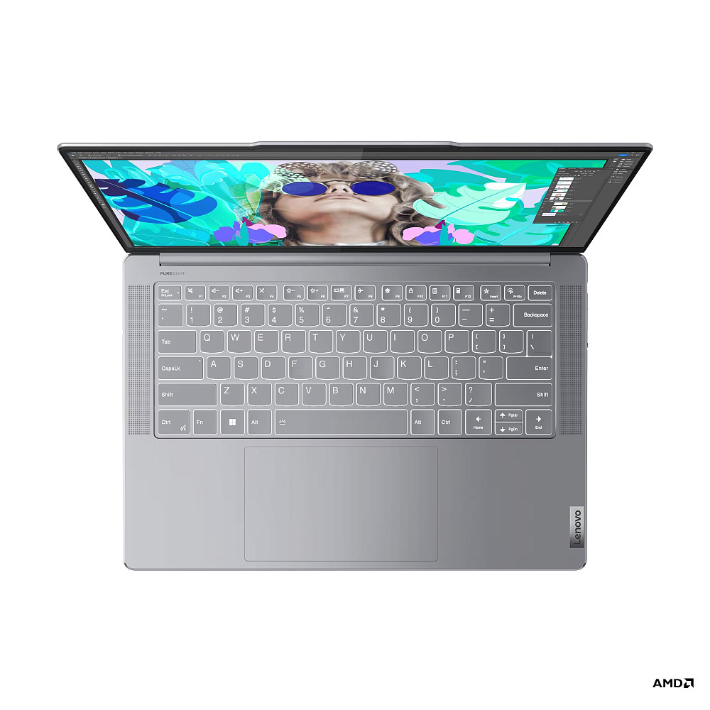 Ноутбук Lenovo Yoga Slim 7 83AA001DRU, 14.5" 2.9K, AMD Ryzen 5 7640S, Radeon 760M, 16GB LPDDR5x, SSD512GB, WIN11H, RU/US, фото 5