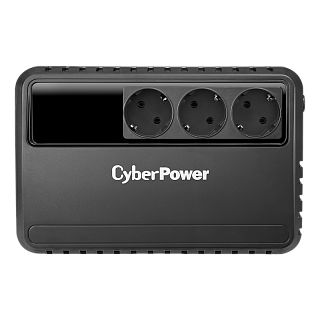 ИБП Cyberpower BU600E, 600 ВА, 360 Вт, Line-Interactive, 3 розетки, Schuko
